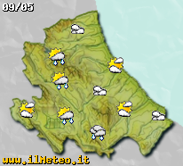 Previsioni meteo di dopo domani sull'Abruzzo