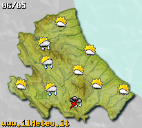 Previsioni meteo fra cinque giorni sull'Abruzzo