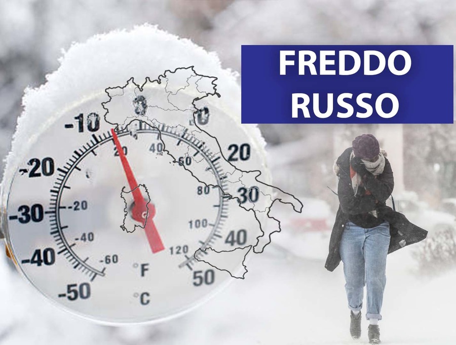 Freddo russo in arrivo sull'Italia
