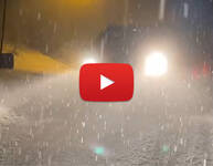Meteo Cronaca Diretta (Video): LIVIGNO (SO), fitta nevicata notturna, è tutto bianco
