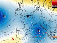Meteo: Venerdì 8 Dicembre NERO, arriva il Ciclone dell'Immacolata con grave maltempo sull'Italia. I dettagli