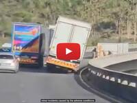 Meteo Video: Sud Africa, venti violentissimi scaraventano automobili e camion giù dal ponte