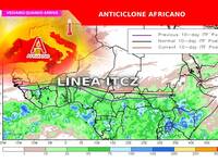 Meteo: l'Equatore Climatico (ITCZ) ha in mano il destino del Caldo Africano sull'Italia