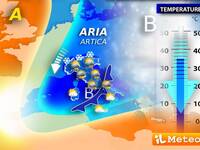 Meteo, Crollo di 25°C in 8 giorni, l'Italia ripiomba in pieno Inverno