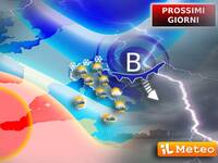 Meteo: Vortice Freddo ingabbia l'Italia anche nei Prossimi Giorni, il tempo non migliora; i dettagli
