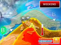 Meteo Weekend: espansione dell'Anticiclone Africano su molte regioni, ma occhio agli Acquazzoni improvvisi