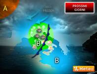 Meteo: Prossimi Giorni, Italia nella morsa di un Ciclone Artico, poi colpo di scena verso il Fine Settimana