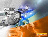 Meteo Settimana: da Lunedì 4 Dicembre Pioggia, Freddo e Neve in pianura, poi insidioso Ciclone. Aggiornamenti
