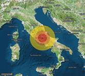 Terremoto in provincia di L'Aquila, in Abruzzo, a San Vincenzo Valle Roveto. Magnitudo 2.8