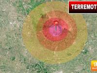 TERREMOTO nella zona di () con STIMA PROVVISORIA Magnitudo tra 3.3 e 3.8. A breve altri dettagli.