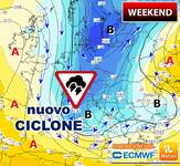 Meteo: nuovo Ciclone in arrivo nel Weekend, vediamo quali effetti avrà su Sabato 20 e Domenica 21 Aprile