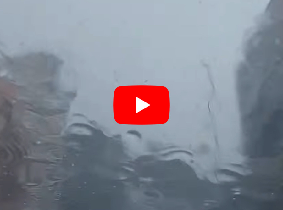 Meteo: Nubifragio con Grandine alle porte di Roma, il Video