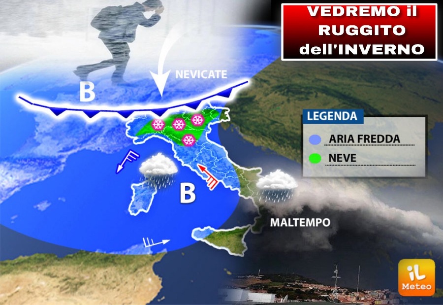 Meteo, le previsioni di venerdì 18 gennaio