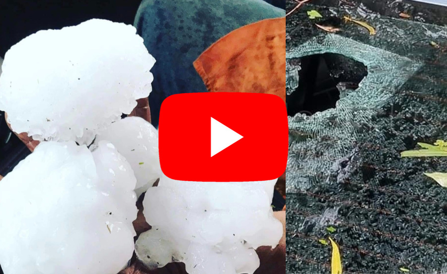 Australia, una terrible tormenta de granizo destruye todo en Queensland, 15 cm de grano.  Video »ILMETEO.it