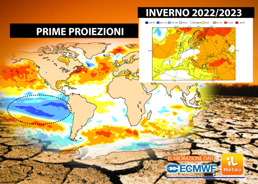 Meteo Inverno 2022/23, le ultime proiezioni mettono a rischio l'Italia