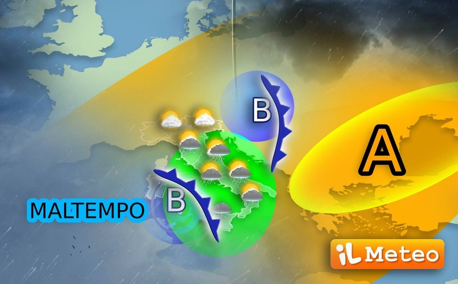 6/11/2025 - Meteo: si prospetta una fase perturbata per l'Italia, il meteorologo Gussoni fa il punto sul tempo previsto
