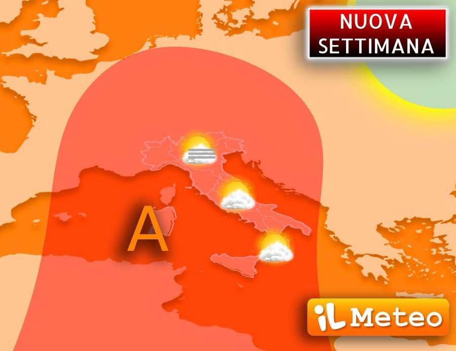 7/12/2025 - Meteo: nuova settimana atipica, l'alta pressione africana scaccia l'Inverno, gli effetti