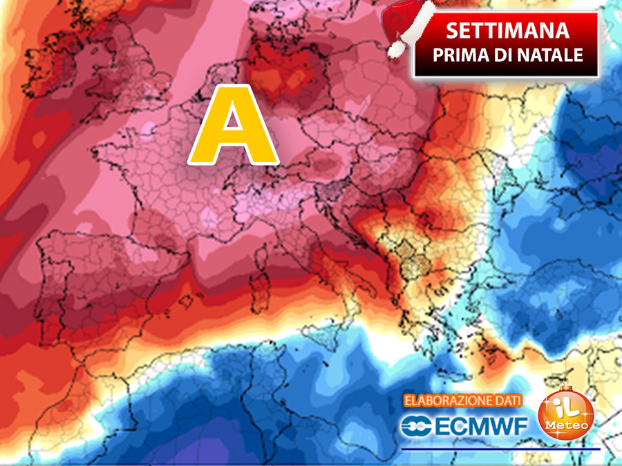 Winter break!  A super anticyclone is brewing.  We tell you when it will arrive in Italy and how long it will last
