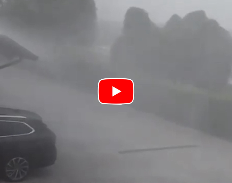 Meteo: downburst potente a Cividale del Friuli (UD), vento ad oltre 100 km/h, il Video