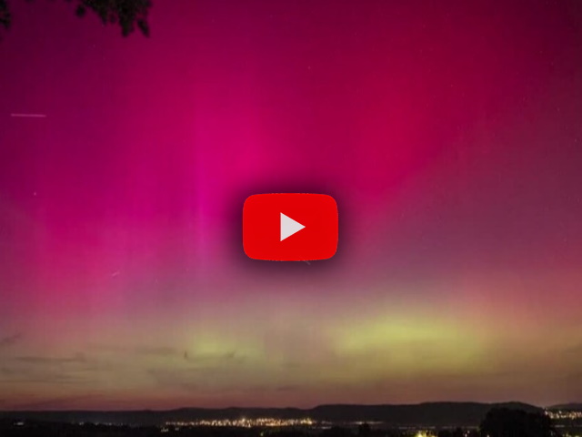 Meteo:  Germania e Regno Unito, spettacolari aurore boreali colorano il cielo notturno; il Video Ansa