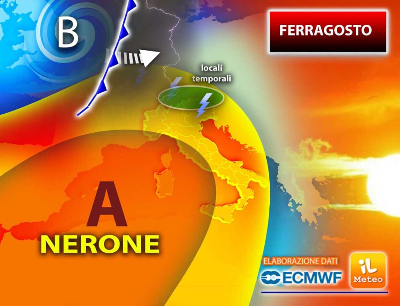 Anticiclone Nerone, quanto dura il caldo africano: le previsioni meteo