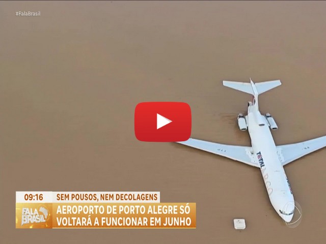 Meteo: Alluvione in Brasile, a Porto Alegre l'acqua invade l'aeroporto; il Video Sky