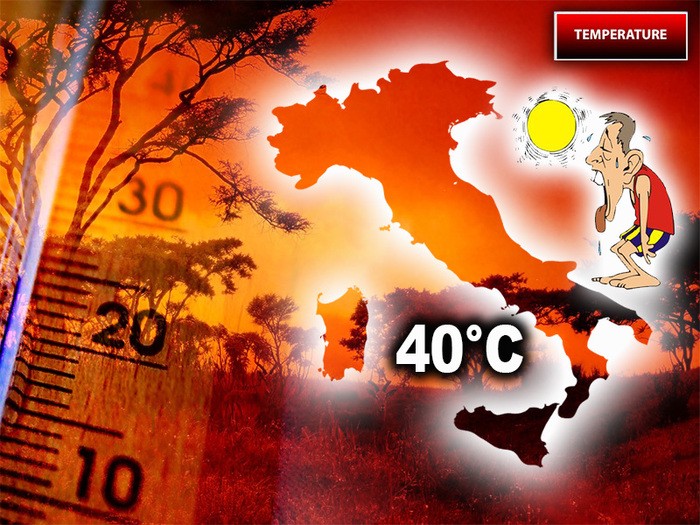 Meteo: l'Italia boccheggia! Caldo fino a 40°C, ecco quanto durerà