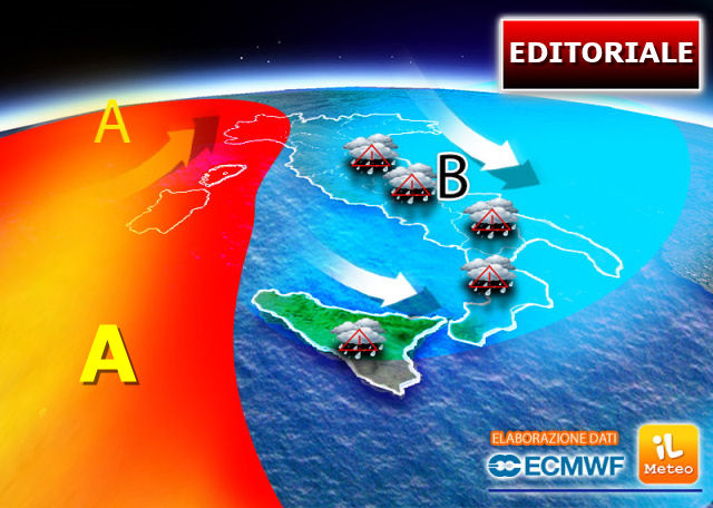 Åskväder från norr till söder under veckan Vals kommer att vara mindre varm ”…
