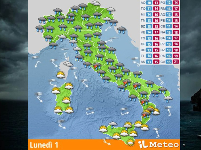 1 maggio burrascoso 