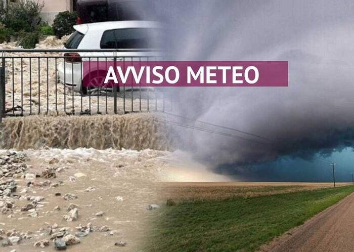 Avviso meteo: supercelle e rischio alluvioni lampo