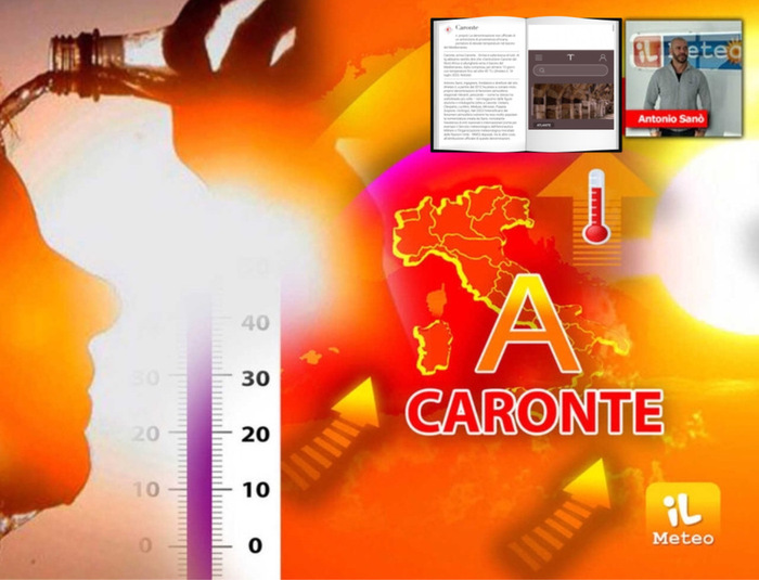 ''arriva CARONTE l'anticiclone africano'': il termine è da oggi sulla TRECCANI