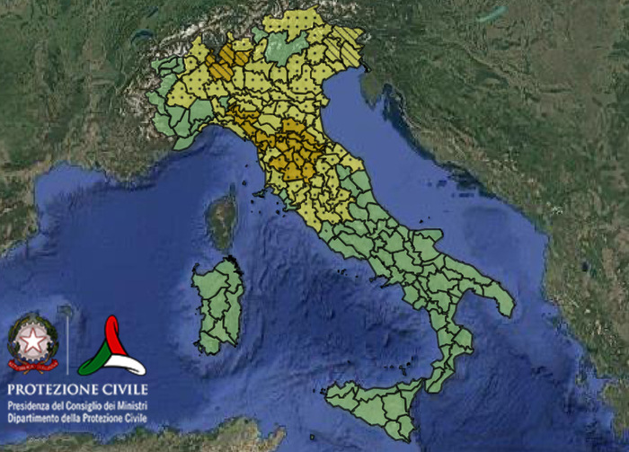 Zone di allertamento per il 5 Maggio Zone di allertamento per il 5 Maggio