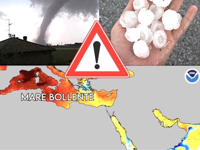 Mar Mediterraneo già troppo caldo: possibili conseguenze diretti anche in Italia