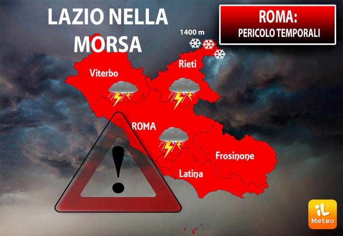 Il meteo su roma