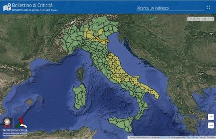 Allerta venerdì 25 aprile