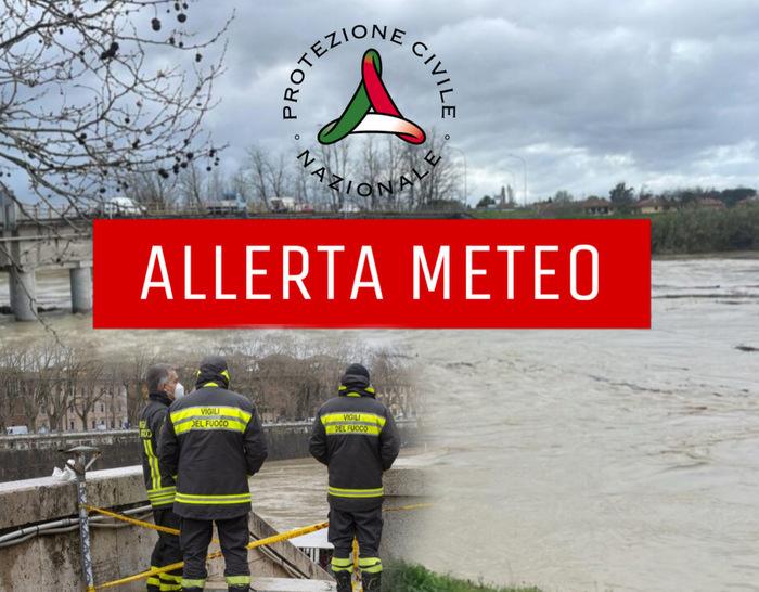 Allerta Meteo, avviso della Protezione Civile