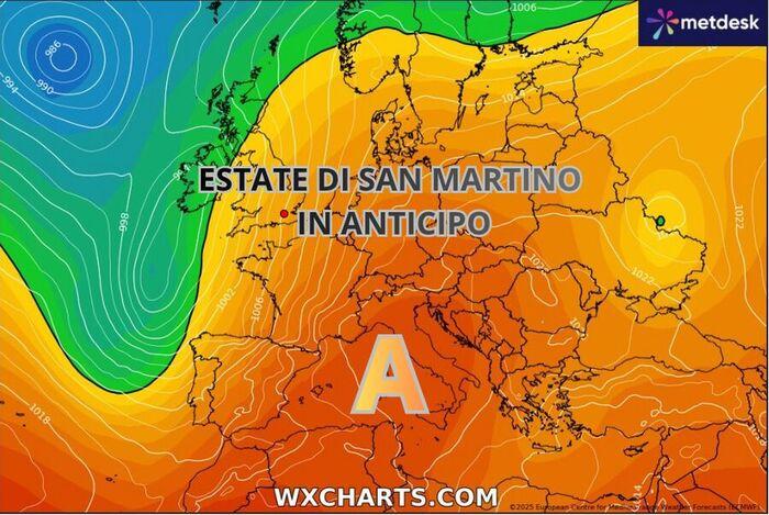 Netta rimonta anticiclonica per la prossima settimana