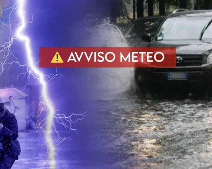 Avviso Meteo: è atteso un forte maltempo nel cuore della settimana