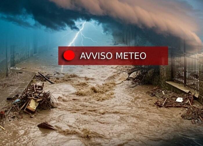 Avviso meteo: forte ondata di maltempo in arrivo su parte dell'Italia