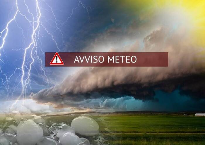 Avviso meteo: nubifragi e grandinate imminenti