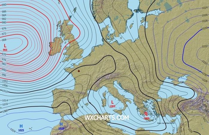 Attuale situazione barica