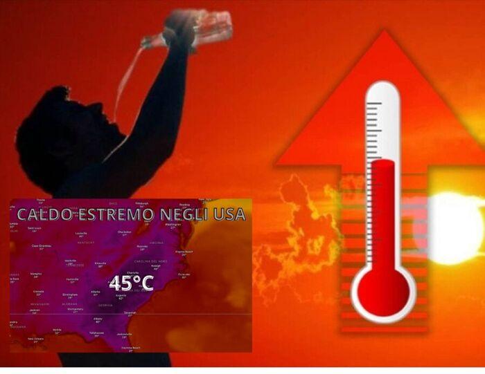 Storica ondata di caldo attesa negli USA 