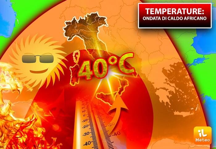 Ancora caldo a 40°C nei prossimi giorni, ma quando finirà?