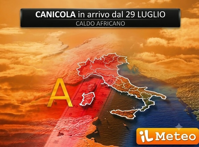 Nei prossimi giorni torna la rovente canicola africana