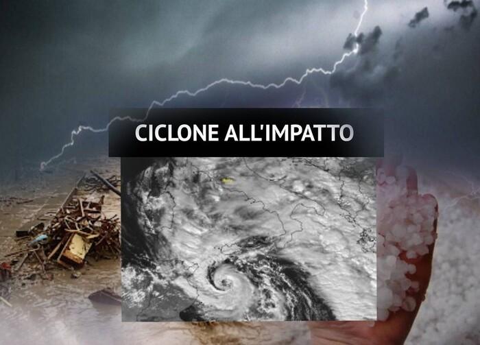 Anomalo Ciclone simil tropicale verso l'Italia