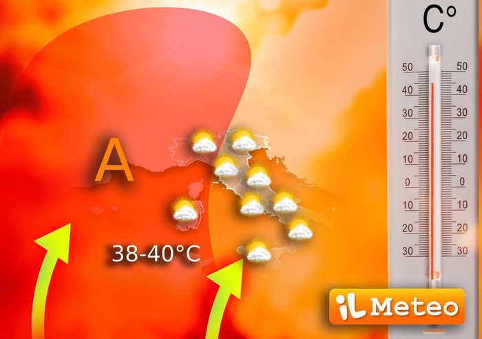 Forte ondata di calore in arrivo sull'Italia Forte ondata di calore in arrivo sull'Italia