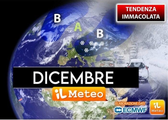 E' arrivata la tendenza del Centro Europeo per il mese di Dicembre