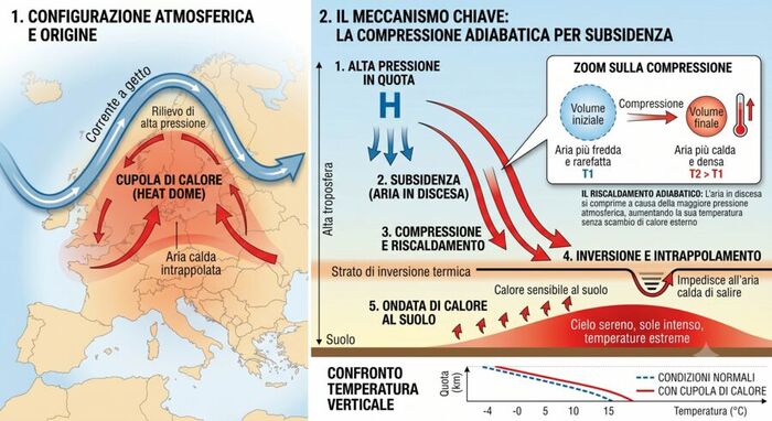 Schema della heat dome