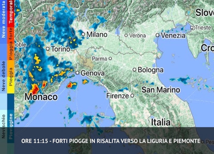 Radar piogge in diretta Radar piogge in diretta