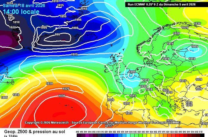 Torna il flusso atlantico nella seconda parte di aprile